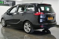 USED 2017 67 VAUXHALL ZAFIRA TOURER 1.4i Turbo SRi Nav Auto Euro 6 5dr 7 Seats, Black Leather