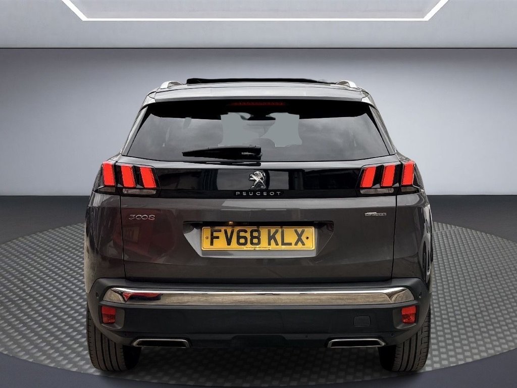 USED 2018 68 PEUGEOT 3008 1.6 PureTech GT Line Premium SUV 5dr Petrol EAT Euro 6 (s/s) (180 ps) PAN ROOF+R/CAMERA+APPLE CARPLAY