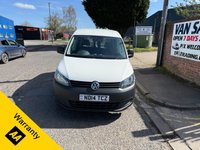 USED 2014 14 VOLKSWAGEN CADDY 1.6 TDI C20 Startline Panel Van 4dr Diesel Manual L1 H1 (149 g/km, 74 bhp)**77K MILES**ON SITE FINANCE AVAILABLE** 