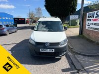 USED 2013 62 VOLKSWAGEN CADDY 1.6 TDI C20 Panel Van 5dr Diesel Manual L1 H1 (152 g/km, 74 bhp)**NO VAT**ON SITE FINANCE AVAILABLE** 