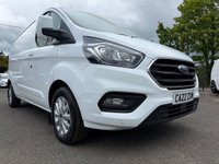 USED 2022 22 FORD TRANSIT CUSTOM 2.0 300 EcoBlue Limited Panel Van 5dr Diesel Manual L2 H1 Euro 6 (s/s) (130 ps) 1 OWNER ONLY 34K MILES LWB TOUCH SCREEN MEDIA AIR CON COMES WITH 1 YEARS MOT & FULL SERV