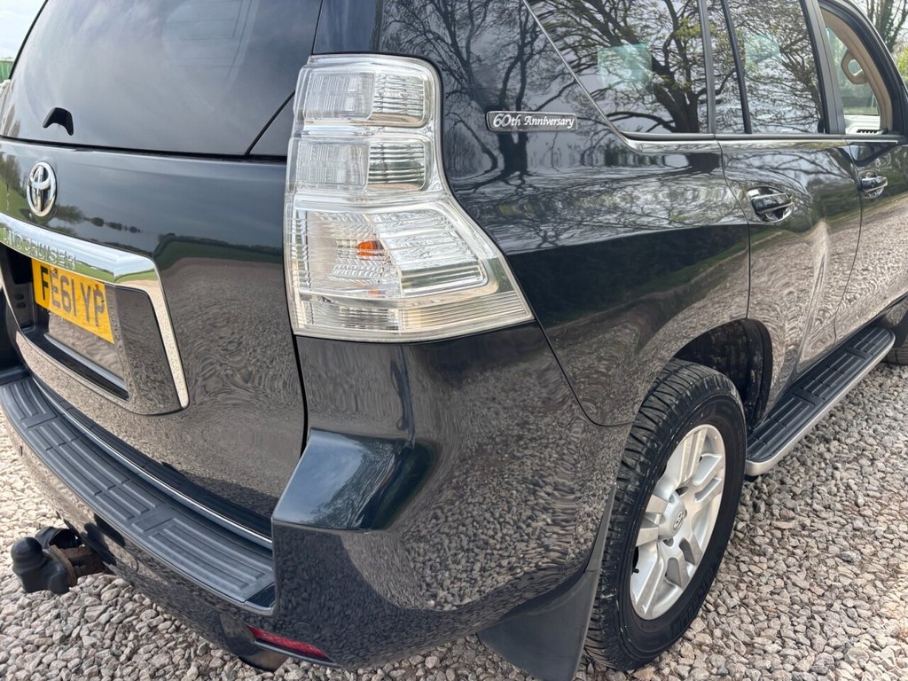 USED 2011 61 TOYOTA LAND CRUISER 3.0 D-4D 60th Anniversary SUV 5dr Diesel Auto 4WD Euro 5 (190 ps) 