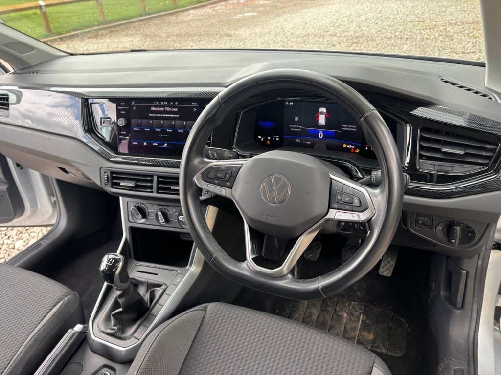 USED 2022 71 VOLKSWAGEN POLO 1.0 EVO Life Hatchback 5dr Petrol Manual Euro 6 (s/s) (80 ps) &pound;ZERO DEPOSIT FINANCE
