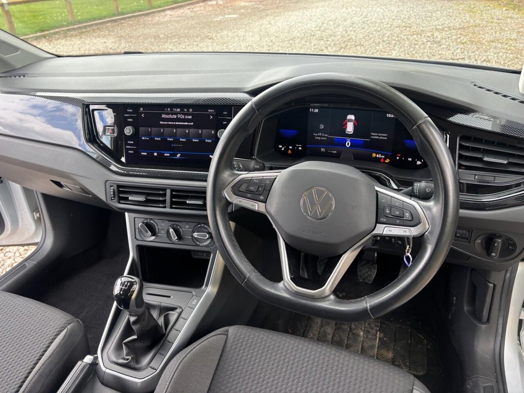 USED 2022 71 VOLKSWAGEN POLO 1.0 EVO Life Hatchback 5dr Petrol Manual Euro 6 (s/s) (80 ps) &pound;ZERO DEPOSIT FINANCE