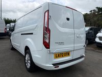 USED 2023 72 FORD TRANSIT CUSTOM 2.0 300 EcoBlue Limited Panel Van 5dr Diesel Manual L2 H1 Euro 6 (s/s) (130 ps) 1 OWNER 46K CAMERA TOUCH SCREEN MEDIA AIR CON COMES WITH 1 YEARS MOT AND SERVICE