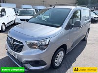 USED 2019 19 VAUXHALL COMBO Grey 1.6 Turbo D 2000 Sportive panel van, 72,000 miles, ULEZ compliant, 5-Speed manual, A/C, Bluetooth, Cruise, DAB, Rear sensors. No VAT! With an MOT valid until January 2027, this 2019 Vauxhall Combo offers excellent peace of mind. This Turbo D 2000 Sportive L1 H1 Euro 6 (s/s) 4dr model is equipped with a 1.6 litre diesel engine and features a Sportive trim. For your comfort and convenience, it includes air conditioning, Bluetooth connectivity for hands free calls and music, and rear parking sensors to assist with manoeuvring.  This Vauxhall Combo stands out with its impressive fuel economy, achieving a remarkable 66 miles per ga