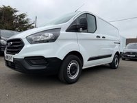 USED 2019 19 FORD TRANSIT CUSTOM 2.0 300 EcoBlue Panel Van 5dr Diesel Manual L1 H1 Euro 6 (105 ps) COMES WITH 1 YEARS MOT AND SERVICE