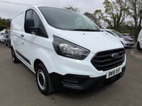 USED 2019 19 FORD TRANSIT CUSTOM 2.0 300 EcoBlue Panel Van 5dr Diesel Manual L1 H1 Euro 6 (105 ps) COMES WITH 1 YEARS MOT AND SERVICE