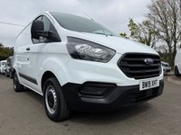 USED 2019 19 FORD TRANSIT CUSTOM 2.0 300 EcoBlue Panel Van 5dr Diesel Manual L1 H1 Euro 6 (105 ps) COMES WITH 1 YEARS MOT AND SERVICE