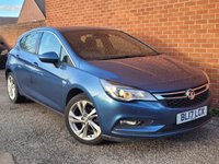 USED 2017 17 VAUXHALL ASTRA 1.4i Turbo SRi Hatchback 5dr Petrol Auto Euro 6 (s/s) (150 ps) 