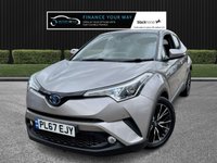USED 2018 67 TOYOTA C-HR 1.8 VVT-h Excel SUV 5dr Petrol Hybrid CVT Euro 6 (s/s) (122 ps) HERE AT MOTOR SWITCH YOUR NEW MOTOR IS JUST A SWITCH AWAY WITH THIS TOYOTA C-HR VVT-H EXCELL SUV 5DR 1.8 PETROL HYBRID CVT EURO 6 AUTOMATIC, WHICH COMES WITH A FULL 12 MONTHS NATIONWIDE WARRANTY AND ALSO COMES WITH A FULL 12 MONTHS MOT, THIS VEHICLE WILL ALSO BE FRESHLY SERVICED BEFORE IT LEAVES US TO BRING IT BACK UP TO DATE, ALSO COMES WITH 2 KEYS AND HAS LOW MILEAGE, FINANCE AVAILABLE FROM 10.9% APR, DELIVERY AVAILABLE, PART EX WELCOME, FULLY VALETED USING AUTO SMART PRODUCTS, HPI CLEAR