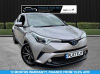 USED 2018 67 TOYOTA C-HR 1.8 VVT-h Excel SUV 5dr Petrol Hybrid CVT Euro 6 (s/s) (122 ps) HERE AT MOTOR SWITCH YOUR NEW MOTOR IS JUST A SWITCH AWAY WITH THIS TOYOTA C-HR VVT-H EXCELL SUV 5DR 1.8 PETROL HYBRID CVT EURO 6 AUTOMATIC, WHICH COMES WITH A FULL 12 MONTHS NATIONWIDE WARRANTY AND ALSO COMES WITH A FULL 12 MONTHS MOT, THIS VEHICLE WILL ALSO BE FRESHLY SERVICED BEFORE IT LEAVES US TO BRING IT BACK UP TO DATE, ALSO COMES WITH 2 KEYS AND HAS LOW MILEAGE, FINANCE AVAILABLE FROM 10.9% APR, DELIVERY AVAILABLE, PART EX WELCOME, FULLY VALETED USING AUTO SMART PRODUCTS, HPI CLEAR