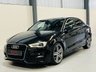 USED 2015 15 AUDI A3 2.0 TDI S line Saloon 4dr Diesel Manual Euro 6 (s/s) (150 ps) Mythos Black | Black S Line Interior | 19 Inch Wheels | Privacy Glass | Parking Sensors | Cambelt & Waterpump Changed | ULEZ OK
