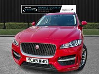 USED 2018 68 JAGUAR F-PACE 2.0 D180 R-Sport SUV 5dr Diesel Auto AWD Euro 6 (s/s) (180 ps) HERE AT MOTOR SWITCH YOUR NEW MOTOR IS JUST A SWITCH AWAY WITH THIS JAGUAR F-PACE 2.0 DIESEL D180 R-SPORT SUV 5DR AUTOMATIC AWD EURO 6, WHICH COMES WITH A FULL 12 MONTHS NATIONWIDE WARRANTY AND ALSO COMES WITH A FULL 12 MONTHS MOT, THIS VEHICLE ALSO HAS 1 SERVICE STAMP AND WILL BE FRESHLY SERVICED BEFORE IT LEAVES US TO BRING IT BACK UP TO DATE, WITH ONLY 2 FORMER KEEPERS ON THE VEHICLE, FINANCE AVAILABLE FROM 10.9% APR, DELIVERY AVAILABLE, PART EX WELCOME, FULLY VALETED USING AUTO SMART