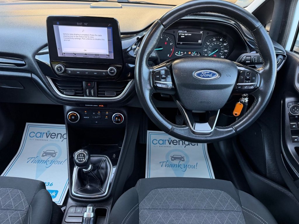 USED 2020 20 FORD FIESTA 1.0T EcoBoost GPF Active 1 Hatchback 5dr Petrol Manual Euro 6 (s/s) (100 ps) 4 Services|Cruise|Apple Car play|SatNaV|