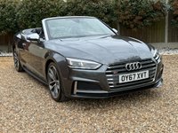 USED 2017 67 AUDI S5 3.0 TFSI V6 Cabriolet 2dr Petrol Tiptronic quattro Euro 6 (s/s) (354 ps) 
