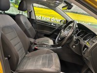 USED 2018 18 VOLKSWAGEN GOLF 2.0 TDI GT Hatchback 5 Door Diesel Automatic DSG Yellow Euro 6  +PRIV GLASS+HEATED SEATS+PAN ROOF