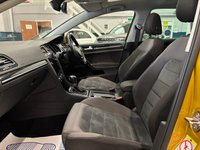 USED 2018 18 VOLKSWAGEN GOLF 2.0 TDI GT Hatchback 5 Door Diesel Automatic DSG Yellow Euro 6  +PRIV GLASS+HEATED SEATS+PAN ROOF