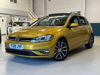 USED 2018 18 VOLKSWAGEN GOLF 2.0 TDI GT Hatchback 5 Door Diesel Automatic DSG Yellow Euro 6  +PRIV GLASS+HEATED SEATS+PAN ROOF