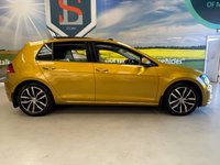 USED 2018 18 VOLKSWAGEN GOLF 2.0 TDI GT Hatchback 5 Door Diesel Automatic DSG Yellow Euro 6  +PRIV GLASS+HEATED SEATS+PAN ROOF