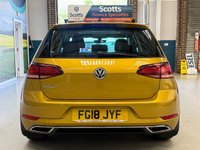 USED 2018 18 VOLKSWAGEN GOLF 2.0 TDI GT Hatchback 5 Door Diesel Automatic DSG Yellow Euro 6  +PRIV GLASS+HEATED SEATS+PAN ROOF