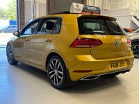 USED 2018 18 VOLKSWAGEN GOLF 2.0 TDI GT Hatchback 5 Door Diesel Automatic DSG Yellow Euro 6  +PRIV GLASS+HEATED SEATS+PAN ROOF