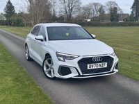 USED 2020 70 AUDI A3 1.5 TFSI 35 S line Sportback 5dr Petrol Manual Euro 6 (s/s) (150 ps) 