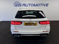 USED 2019 19 MERCEDES-BENZ E CLASS ESTATE E300DE 13.5kWh AMG LINE PLUG-IN HYBRID G-TRONIC+ AUTO 306 BHP + SAT NAV + CAMERA SIX MONTH WARRANTY MAY 2027 MOT