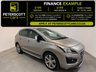 USED 2017 66 PEUGEOT 3008 1.6 BlueHDi Allure SUV 5dr Diesel EAT Euro 6 (s/s) (120 ps) &pound;35 Per Year Road Tax