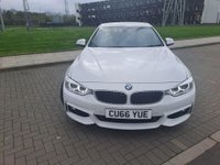 USED 2016 66 BMW 4 SERIES 2.0 420d M Sport Euro 6 (s/s) 2dr STUNNING COUPE IN WHITE !!!!
