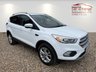 USED 2017 17 FORD KUGA 2.0 TDCi Titanium SUV 5dr Diesel Manual Euro 6 (s/s) (150 ps) ONLY 33,885 MILES+LONG MOT UNTIL 11.05.2027+8 INCH TOUCHSCREEN FORD SYNC 3 SATELLITE NAVIGATION SYSTEM+DUAL ZONE CLIMATE CONTROL AIR-CONDITIONING+AUTOMATIC HEADLIGHT ACTIVATION+RAIN-SENSING WINDSCREEN WIPERS+PARKING ASSISTANCE+'FROZEN WHITE' PAINT+17 INCH ALLOY WHEELS.