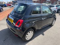USED 2016 16 FIAT 500 1.2 Pop Hatchback 3dr Petrol Manual Euro 6 (s/s) (69 bhp) 