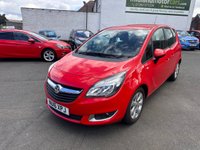 USED 2016 16 VAUXHALL MERIVA 1.4i Life MPV 5dr Petrol Manual Euro 6 (100 ps) 12 MONTHS MOT-ALLOY WHEELS-PETROL ENGINE