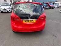 USED 2016 16 VAUXHALL MERIVA 1.4i Life MPV 5dr Petrol Manual Euro 6 (100 ps) 12 MONTHS MOT-ALLOY WHEELS-PETROL ENGINE