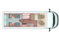 USED WEINSBERG CARABUS extra space bed configuration
