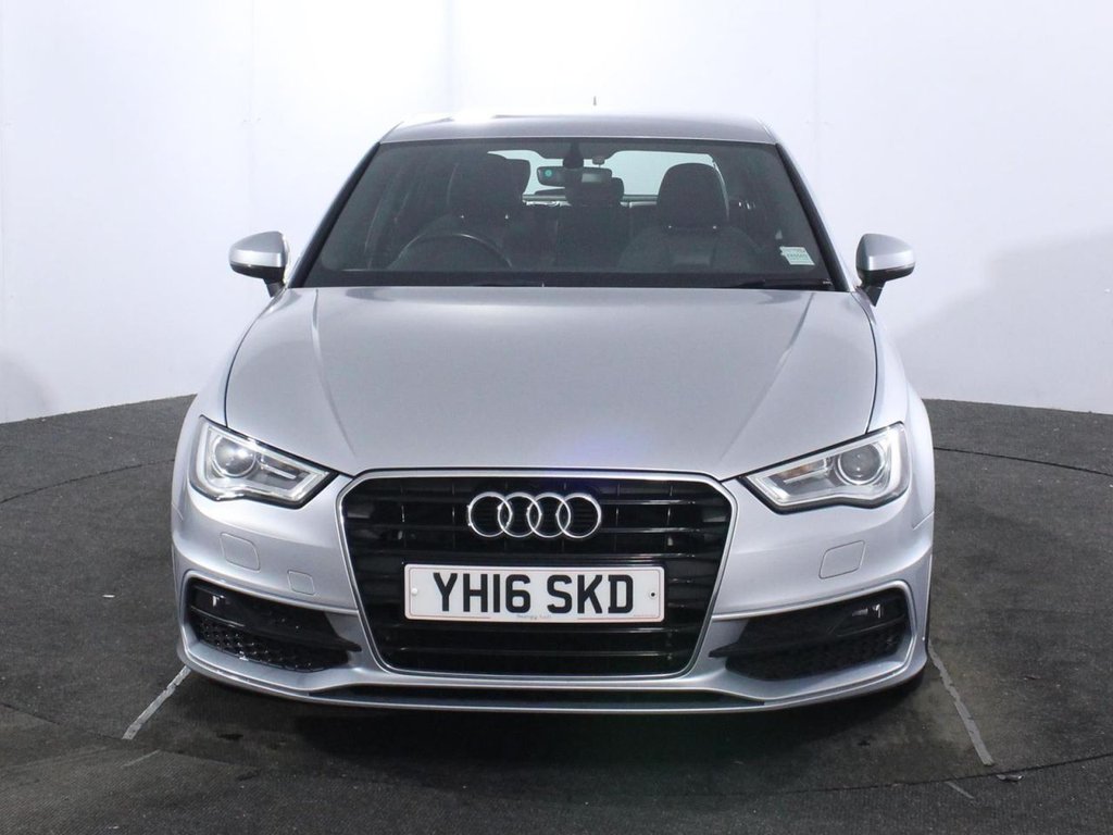 USED 2016 16 AUDI A3 2.0 TDI S line Sportback 5dr Diesel S Tronic Euro 6 (s/s) (Nav) (150 ps) BLUETOOTH - DAB RADIO