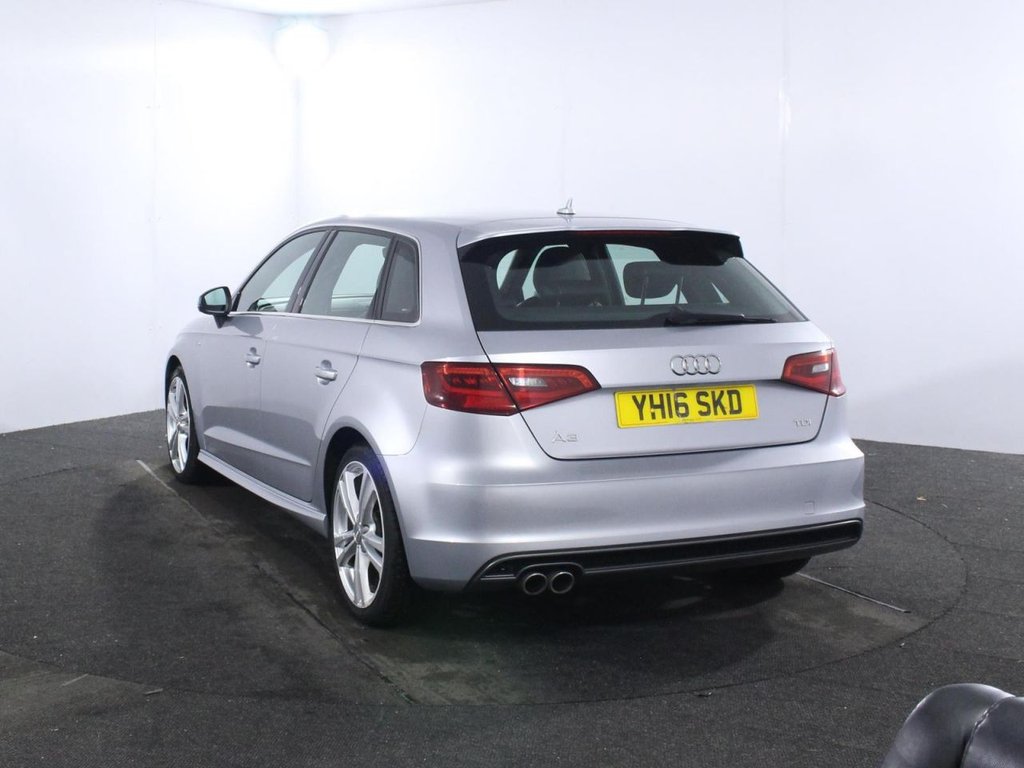 USED 2016 16 AUDI A3 2.0 TDI S line Sportback 5dr Diesel S Tronic Euro 6 (s/s) (Nav) (150 ps) BLUETOOTH - DAB RADIO