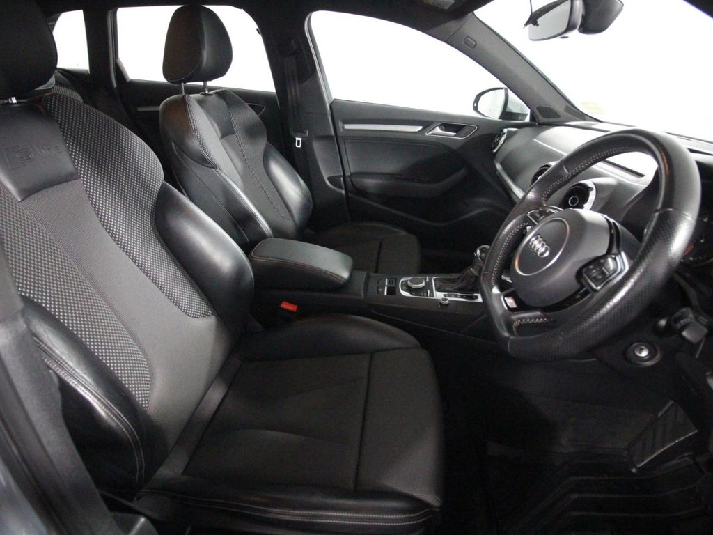 USED 2016 16 AUDI A3 2.0 TDI S line Sportback 5dr Diesel S Tronic Euro 6 (s/s) (Nav) (150 ps) BLUETOOTH - DAB RADIO