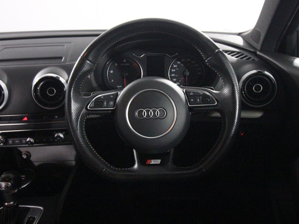 USED 2016 16 AUDI A3 2.0 TDI S line Sportback 5dr Diesel S Tronic Euro 6 (s/s) (Nav) (150 ps) BLUETOOTH - DAB RADIO