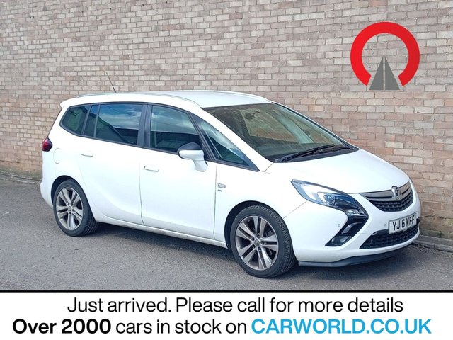 2016 VAUXHALL ZAFIRA TOURER 1.6 CDTI ECOFLEX SRI MPV 5DR DIESEL MANUAL EURO 6 S... photo