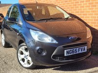 USED 2016 65 FORD KA 1.2 Zetec Hatchback 3dr Petrol Manual Euro 5 (s/s) (69 ps) LOW MILES - &pound;35 TAX - FULL MOT