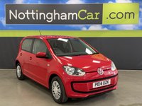 USED 2014 14 VOLKSWAGEN UP! 1.0 Move up! Hatchback 5dr Petrol Manual Euro 5 (60 ps) 
