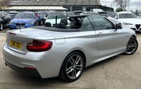 USED 2017 66 BMW 2 SERIES 2.0 220d M Sport Convertible 2dr Diesel Auto Euro 6 (s/s) (190 ps) - SAT NAV - HEATED LEATHER - P/SENSORS - BLUETOOTH - CRUISE - &pound;35 ROAD TAX