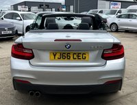 USED 2017 66 BMW 2 SERIES 2.0 220d M Sport Convertible 2dr Diesel Auto Euro 6 (s/s) (190 ps) - SAT NAV - HEATED LEATHER - P/SENSORS - BLUETOOTH - CRUISE - &pound;35 ROAD TAX