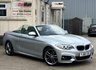 USED 2017 66 BMW 2 SERIES 2.0 220d M Sport Convertible 2dr Diesel Auto Euro 6 (s/s) (190 ps) - SAT NAV - HEATED LEATHER - P/SENSORS - BLUETOOTH - CRUISE - &pound;35 ROAD TAX