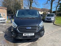 USED 2022 22 FORD TRANSIT CUSTOM 2.0 300 EcoBlue Limited Panel Van 5dr Diesel Manual L2 H1 Euro 6 (s/s) (130 ps) 1 OWNER + GREAT SPEC + MAY 2027 MOT