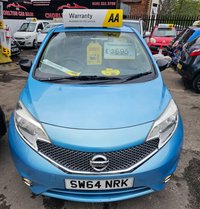 USED 2014 64 NISSAN NOTE 1.5 dCi Visia Hatchback 5dr Diesel Manual Euro 5 (s/s) (90 ps) 1.5L 12MONTHMOT, FSH, SERVICED, 2OWNERS,LOWMILES,79000MILES,STRONG, RELIABLE, CHEAPTOINSURE, CHEAPTAX