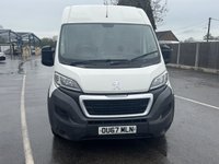 USED 2017 67 PEUGEOT BOXER 2.0 BlueHDi 435 Professional Panel Van 5dr Diesel Manual L4 H2 Euro 6 (130 ps) This 2017 Peugeot Boxer 2.0 BlueHDi 435 Professional L4 H2 Euro 6 5dr boasts a clear vehicle history, offering you peace of mind.  Powered by an efficient 2.0 litre BlueHDi diesel engine, this Euro 6 compliant van is presented in the Professional trim, known for its practical features.  With a substantial towing weight of 3000 kg, it is well equipped for a variety of tasks. The Boxer Professional derivative stands out with its impressive 15000 litre cargo volume.
