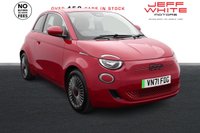 USED 2021 71 FIAT 500E 42kWh RED 3dr Auto (CRUISE, BLUETOOTH) 