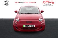 USED 2021 71 FIAT 500E 42kWh RED 3dr Auto (CRUISE, BLUETOOTH) 